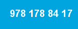 978 178 84 17